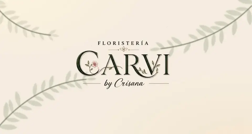 Pantalla de entrada de la web de Floristería Carvi by Crisana